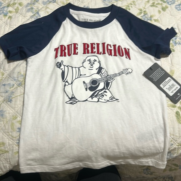 blue and white baby tee - Picture 1 of 2